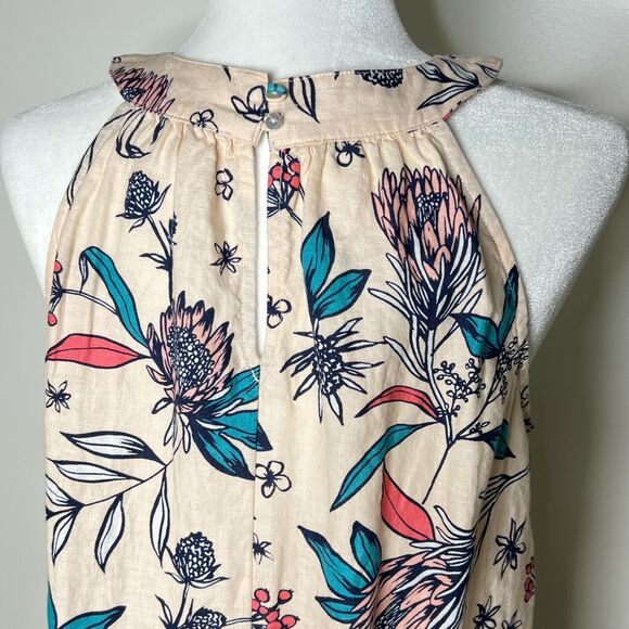 Rachel Ashwell Linen Floral Dress Size M - Picture 5 of 11